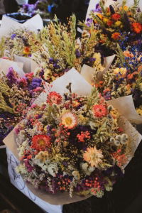 free-photo-of-top-view-of-colorful-flower-bouquets
